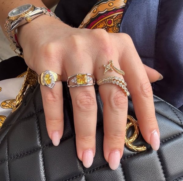 Yıldız Kıvrım Yüzük