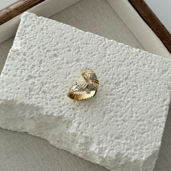 Bows Mix Earcuff Kıkırdak Küpe