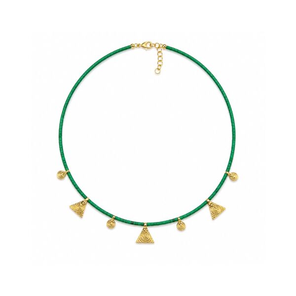 Antik Charm Doğaltaş Kolye
