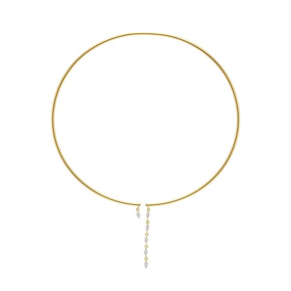 Markiz Taş Choker Tasma Kolye