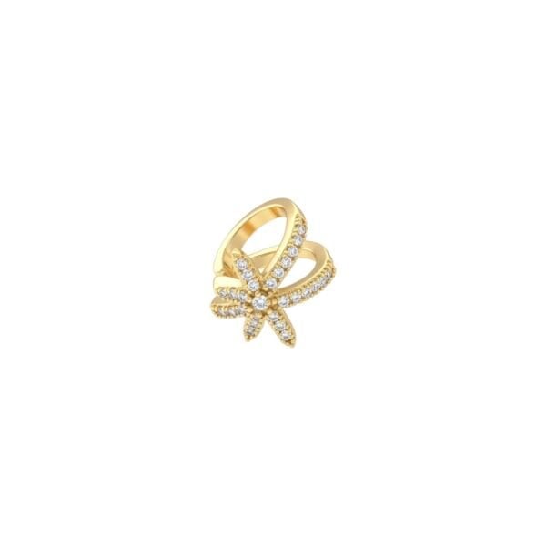 Goldy Yıldız Taşlı Earcuff Kıkırdak Küpe