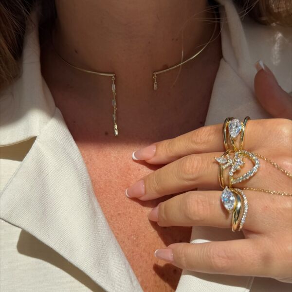 Baget Taş Choker Tasma Kolye