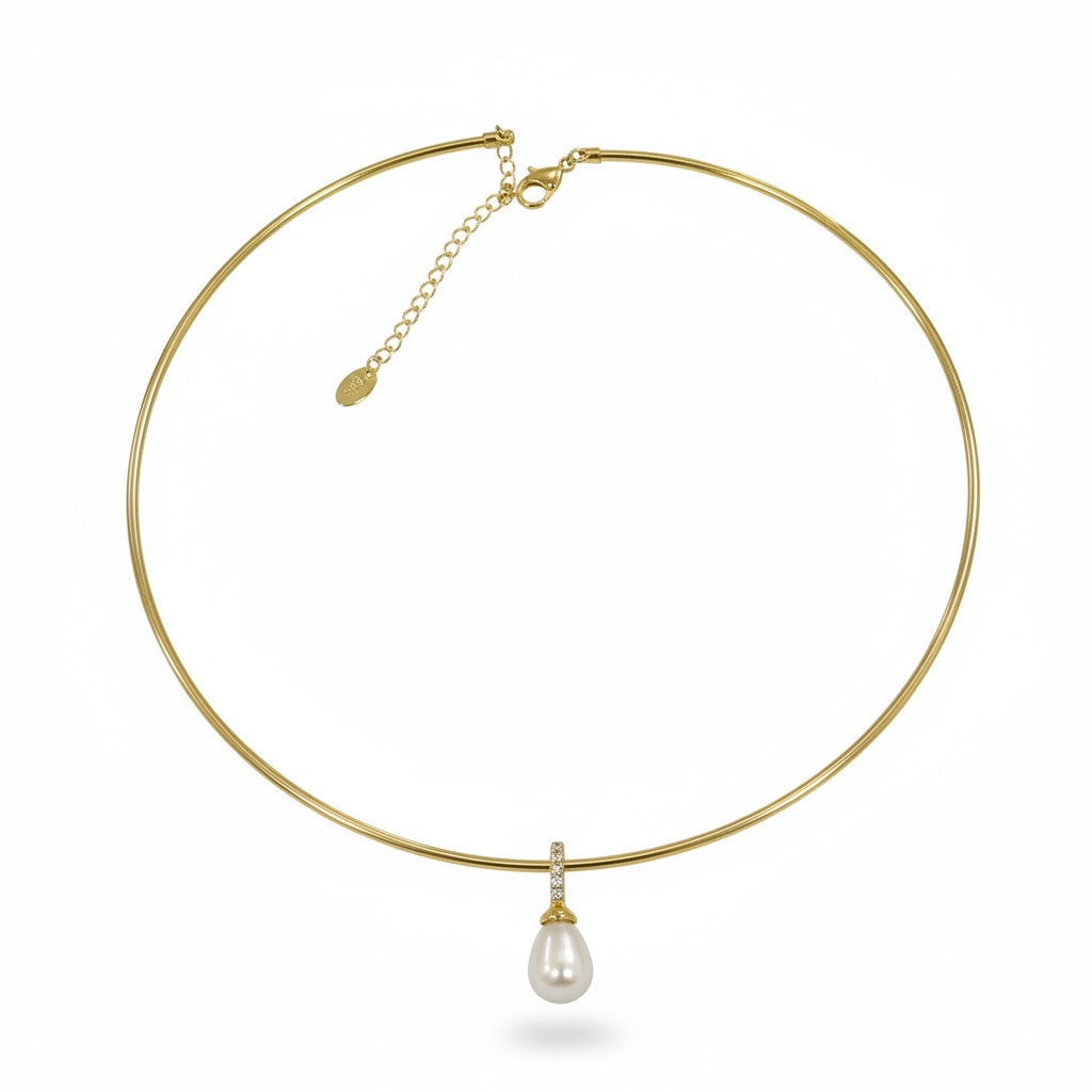 İnci Choker Tasma Kolye