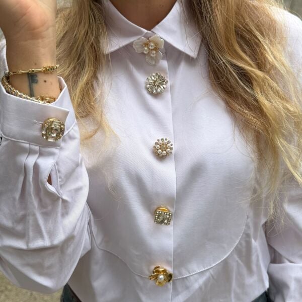 Gömlek Düğme Broş