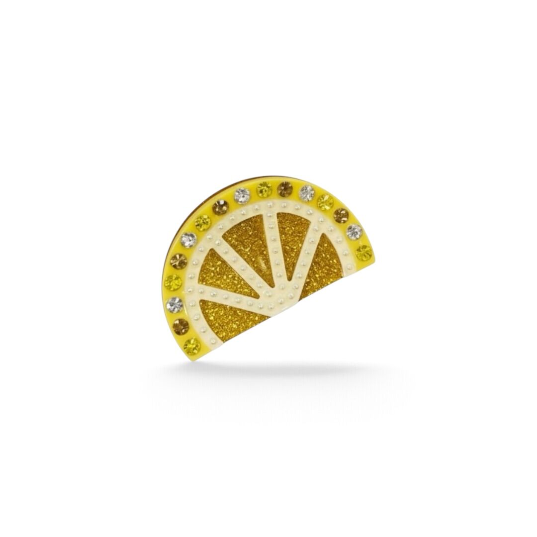 Limon Taşlı Mandal Toka