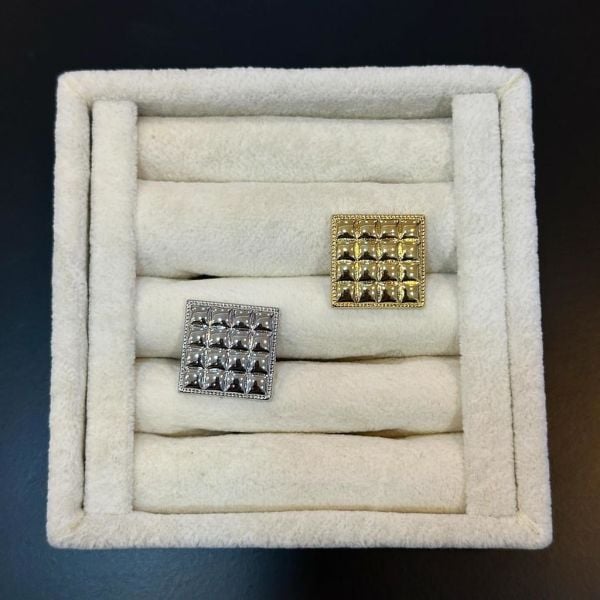 Basic Kare Damalı Yüzük